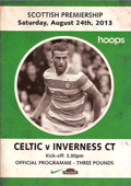 Inverness CT, Scottish Premiership, 23/08/2013