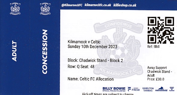 Match Ticket