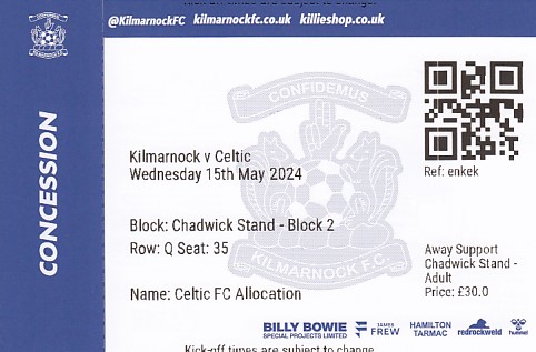 Match Ticket