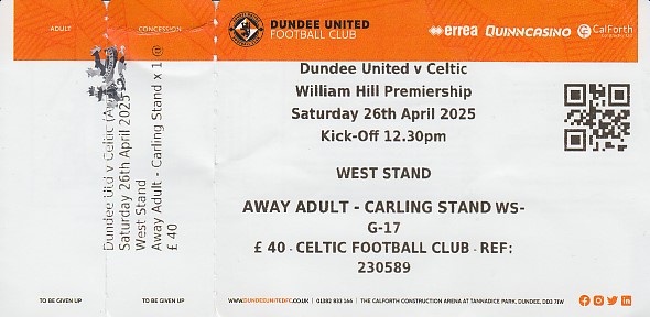 Match ticket