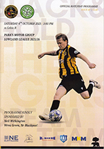 Match programme