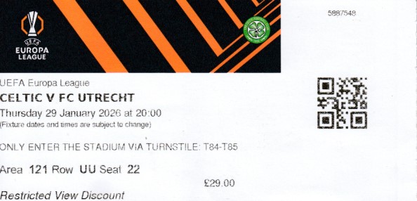 Match programme