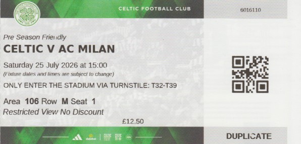 Match ticket