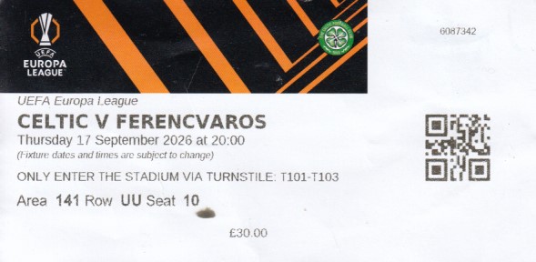 Match ticket