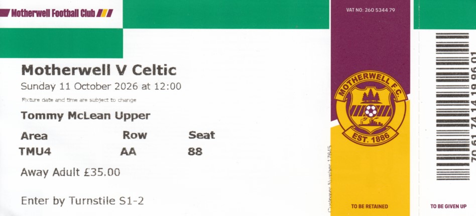 Match ticket