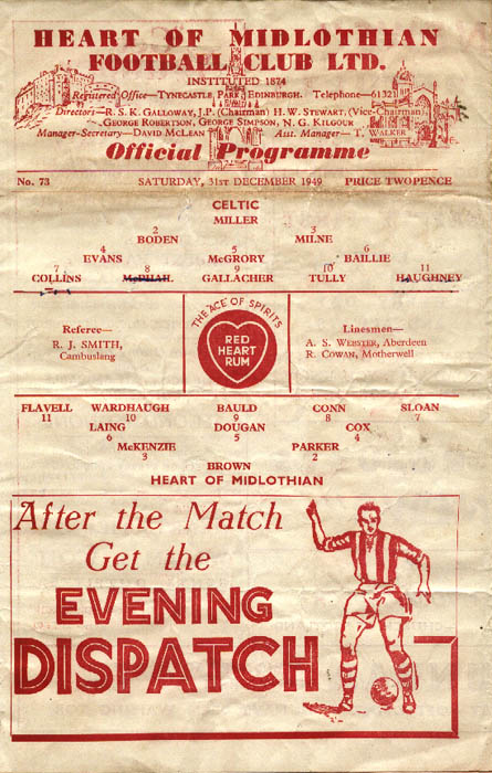 Match Programme