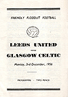 Leeds United v Celtic 1956