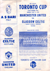 Manchester United, Toronto Cup  11/05/70