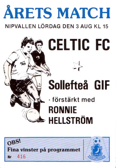 Match programme