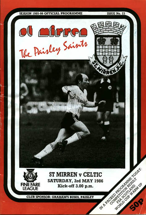 Match programme