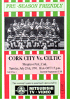 Cork City v Celtic, 23 July 1991