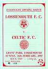 Lossiemouth v Celtic 1992