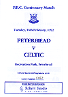 Peterhead v Celtic 1992