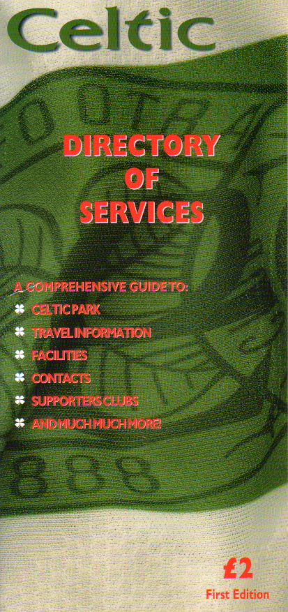 Directory of Services Booklet First Edition 1997/98