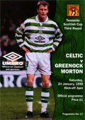 Scottish Cup programme - v Morton