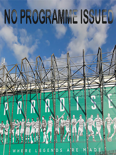 No match programme issued